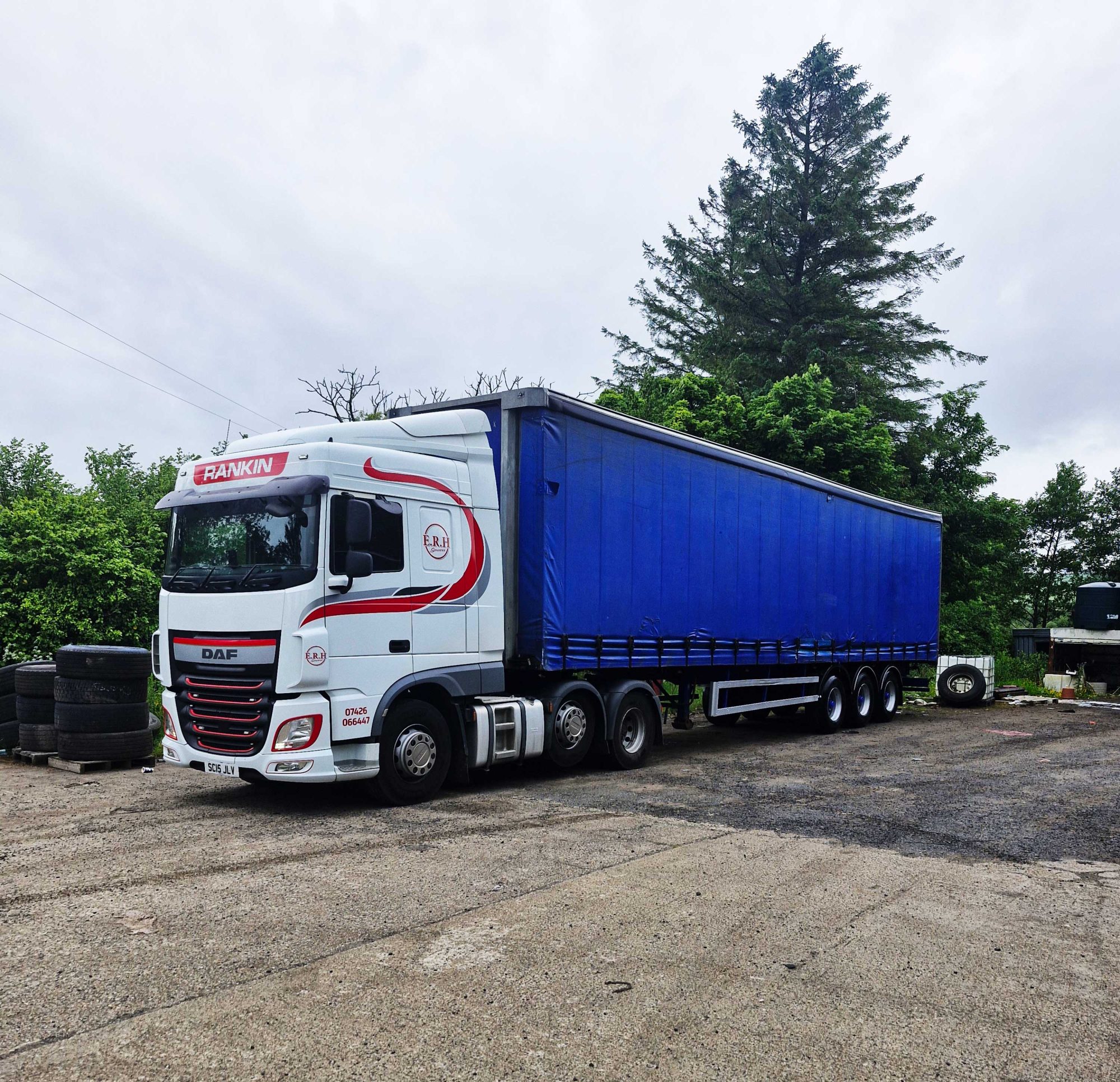 Curtainsider-transport